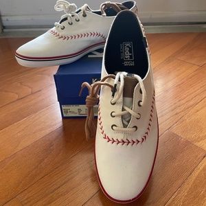 Keds CH Pennant Off White Canvas Sneakers